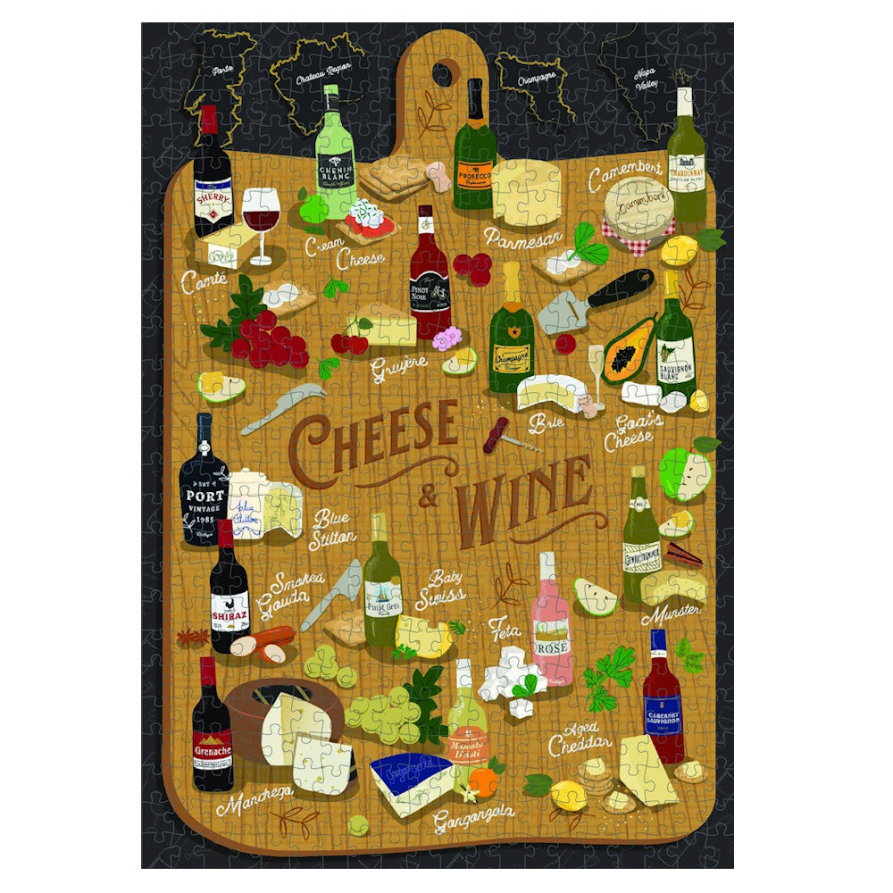 Cheese & Wine Lover's 500 Piece Puzzle