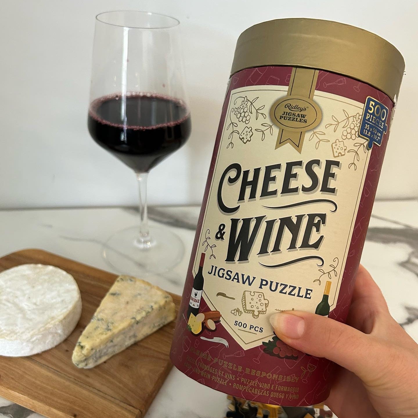 Cheese & Wine Lover's 500 Piece Puzzle