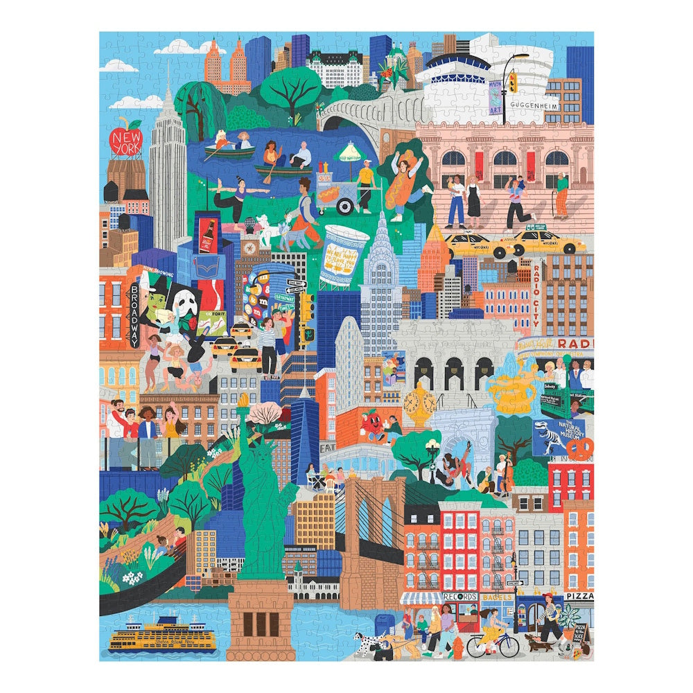New York, New York City Life 1000 Piece Puzzle