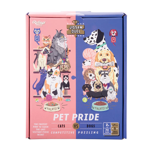 Ridley's Jigsaw Duel Puzzle - Cats vs Dogs