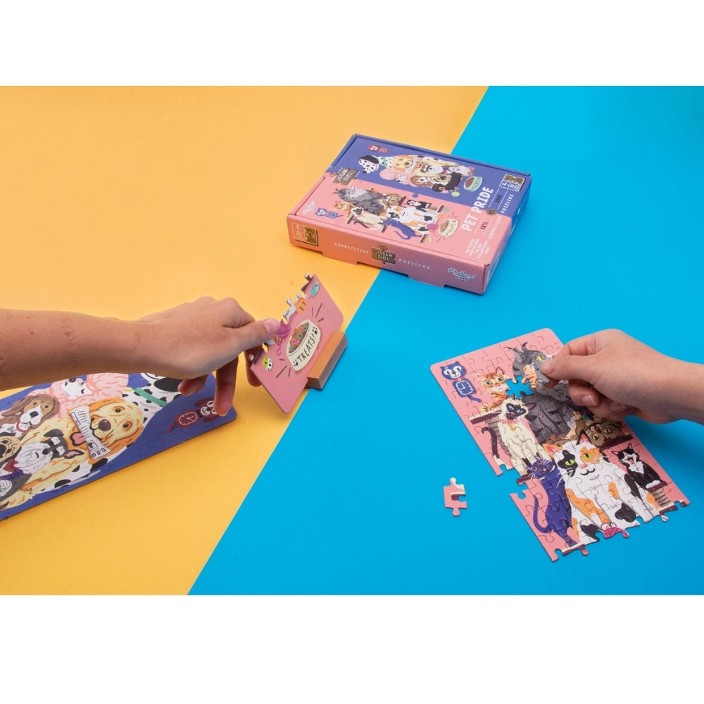Ridley's Jigsaw Duel Puzzle - Cats vs Dogs