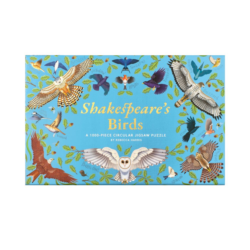 Shakespeare's Birds 1000 Piece Circular Puzzle
