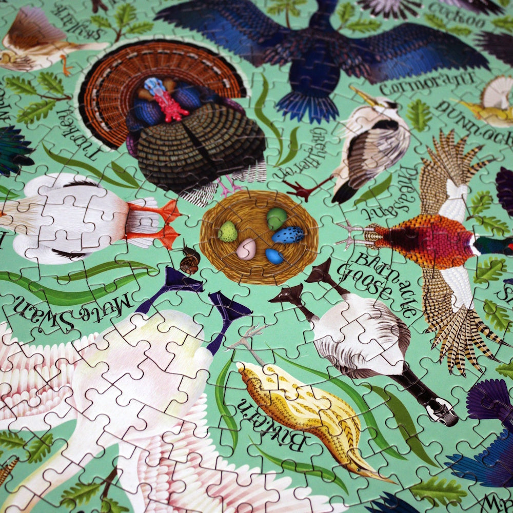 Shakespeare's Birds 1000 Piece Circular Puzzle