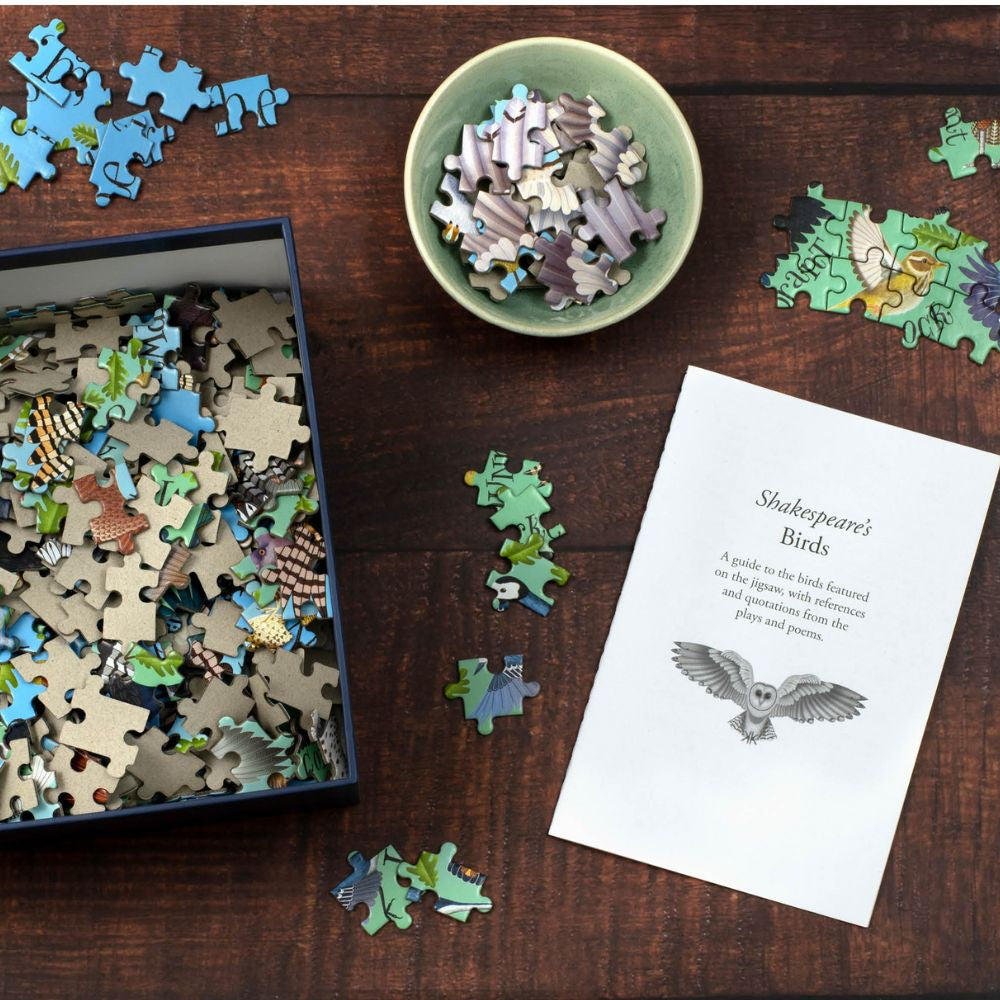 Shakespeare's Birds 1000 Piece Circular Puzzle