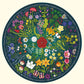 Shakespeare's Flowers 1000 Piece Circular Puzzle
