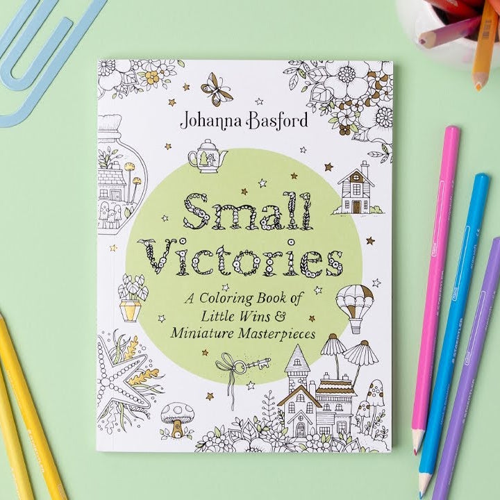 Small Victories: A Colouring Book of Little Wins & Miniature Masterpieces