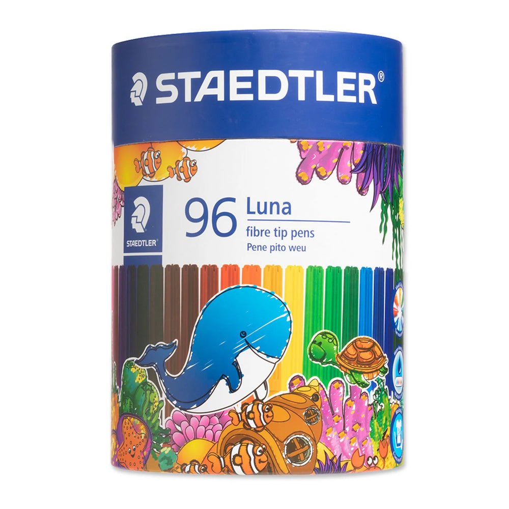 Staedtler Luna Fibre-Tip Pens Tub of 96