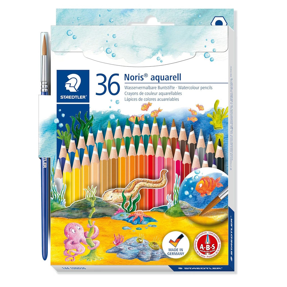 Staedtler Noris Aquarell Watercolour Pencils 36pk