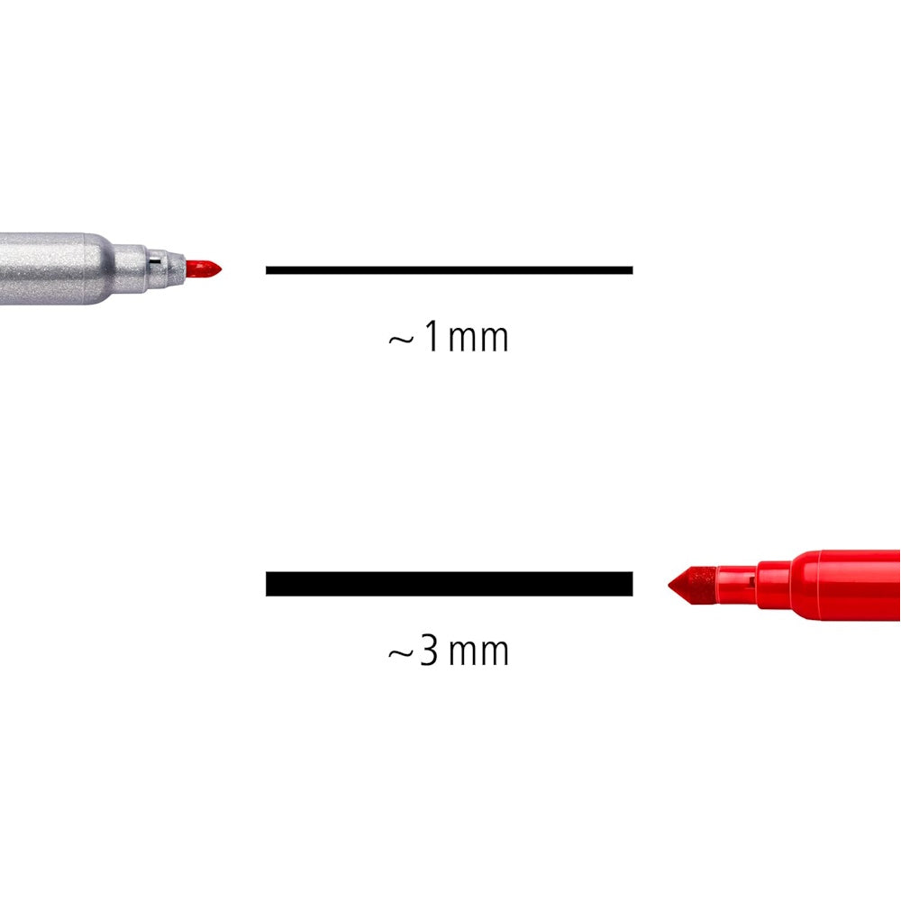 Staedtler Noris Double-Ended Fibre-Tip Pens 10pk