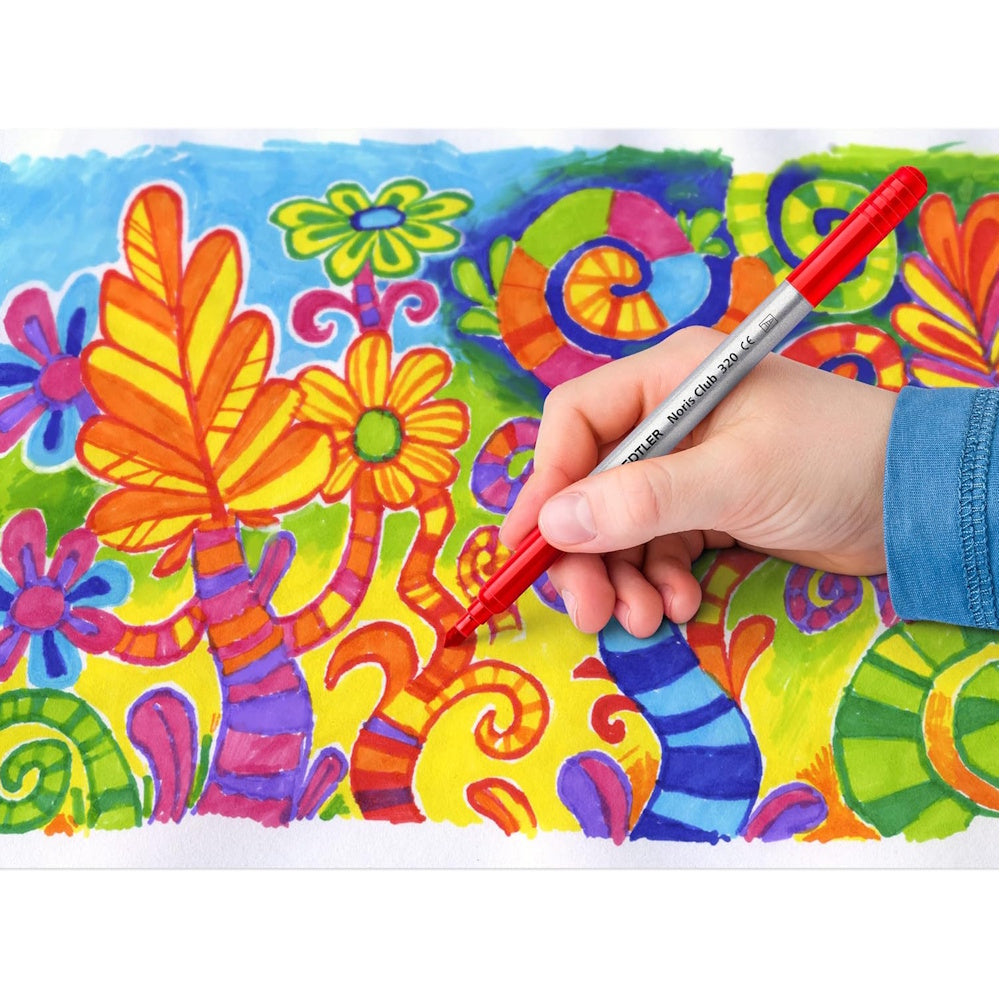 Staedtler Noris Double-Ended Fibre-Tip Pens 12pk