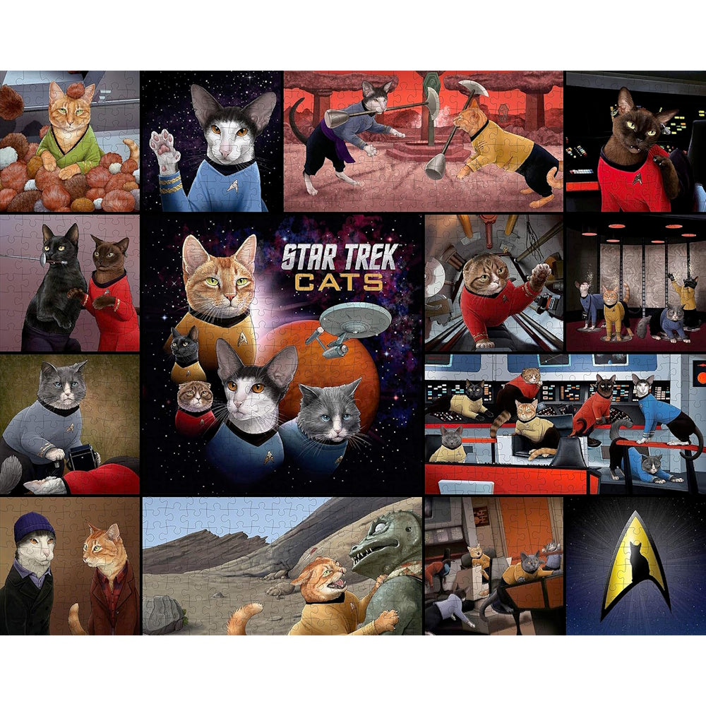 Star Trek Cats 1000 Piece Puzzle