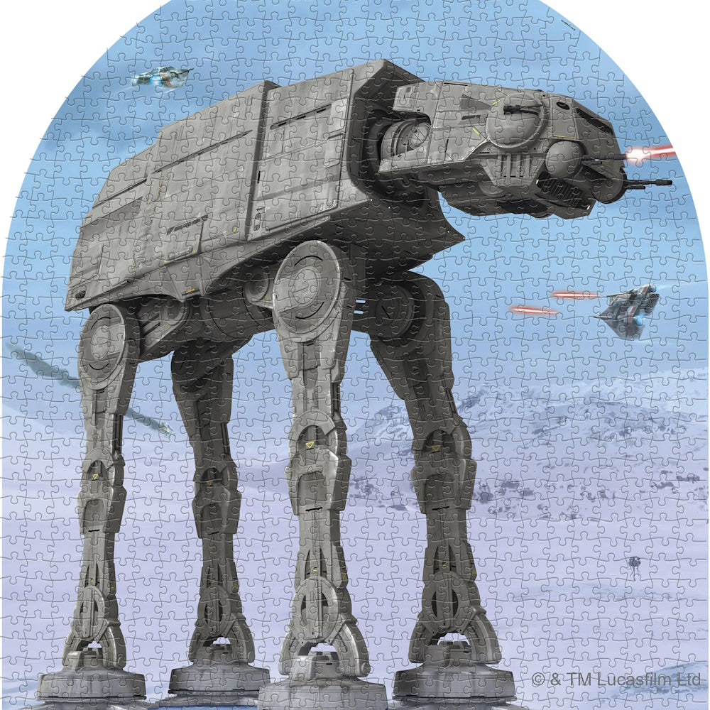 Star Wars Double Sided 1000 Piece Puzzle - AT-AT