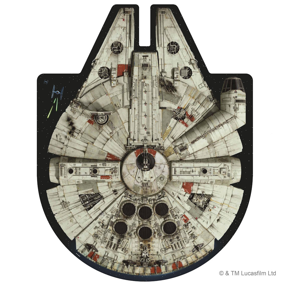Star Wars Double Sided 1000 Piece Puzzle - Millennium Falcon