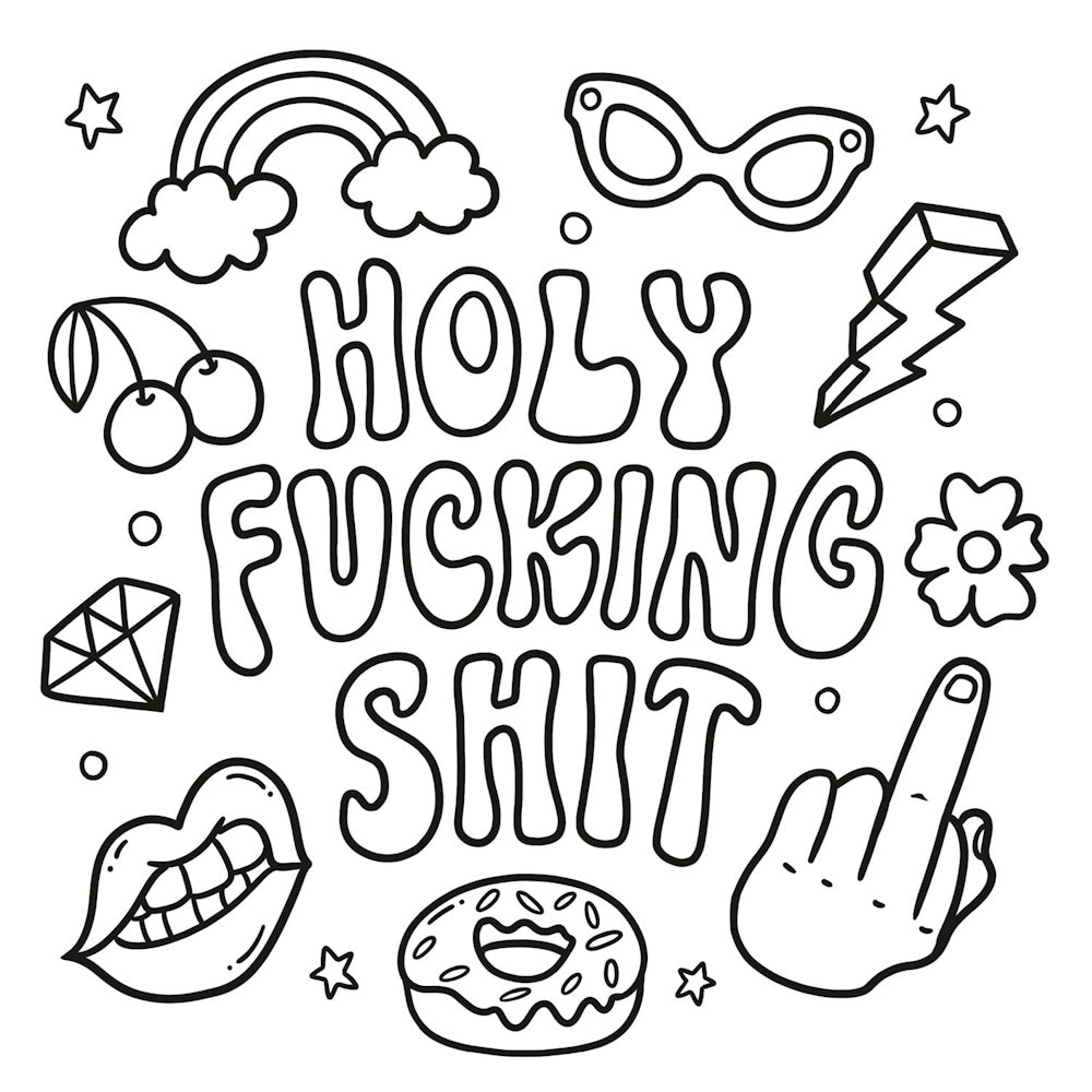 Swear Word: Bold & Easy Colouring Book for Adults