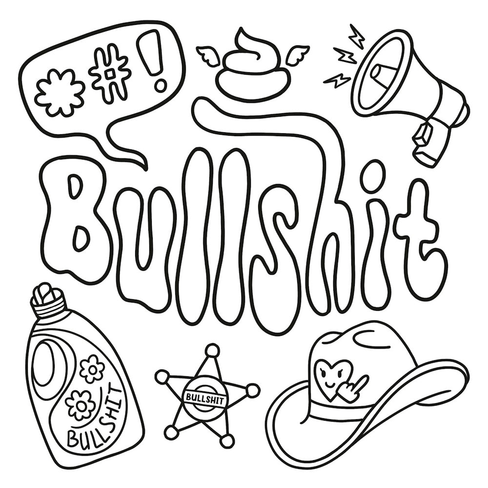 Swear Word: Bold & Easy Colouring Book for Adults