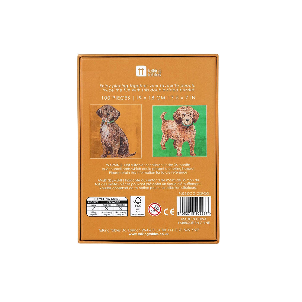 Talking Tables 100 Piece Mini Puzzle - Cockapoo