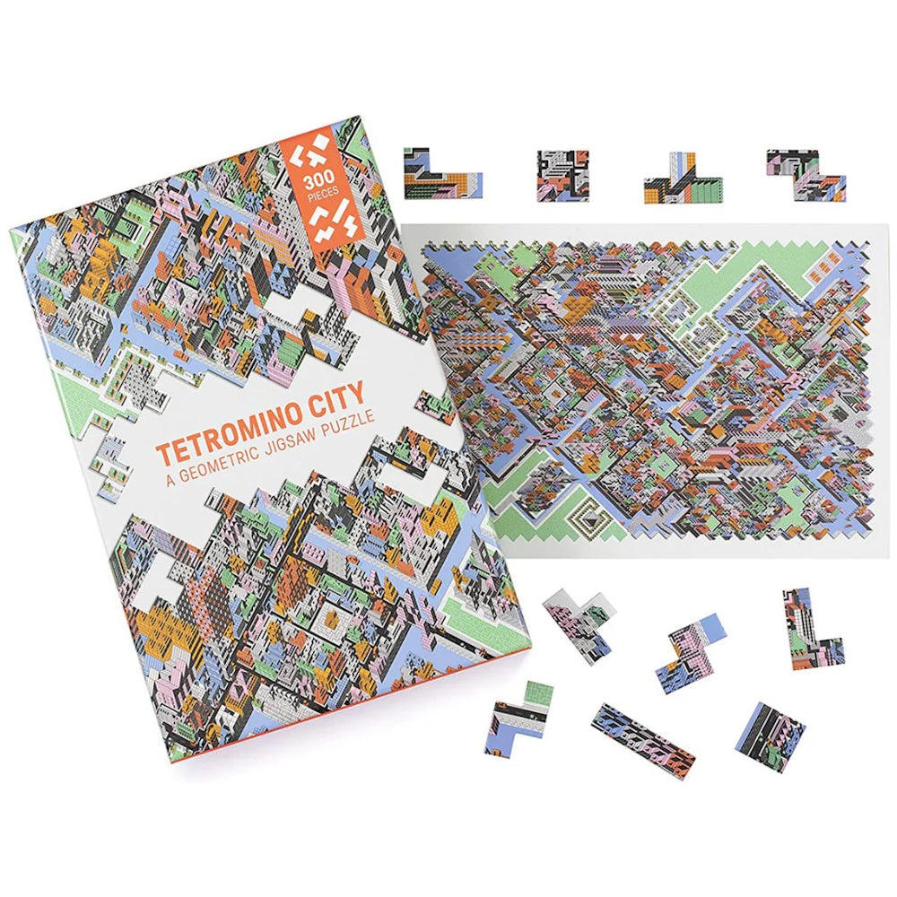 Tetromino City: A Geometric Jigsaw Puzzle