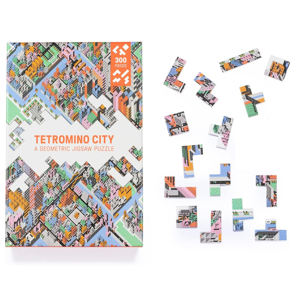 Tetromino City: A Geometric Jigsaw Puzzle