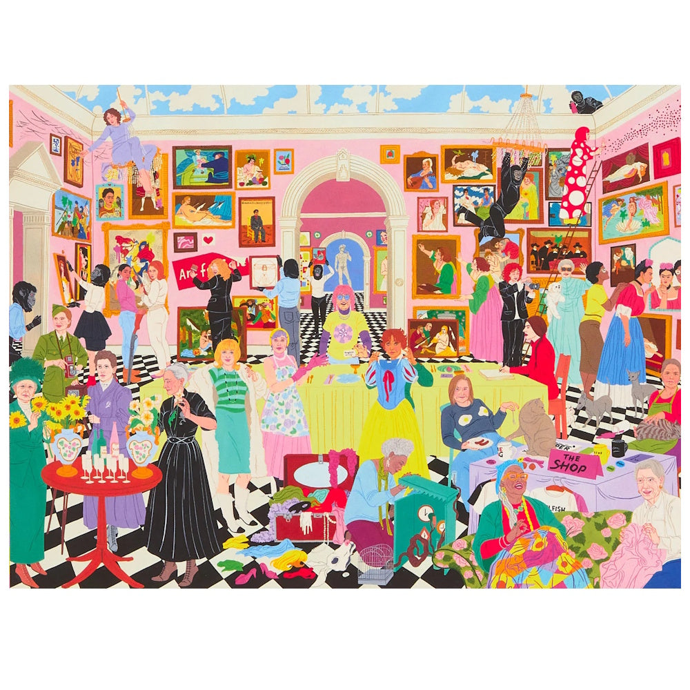 The Great Feminist Art Party 1000 Piece Jigsaw Puzzle