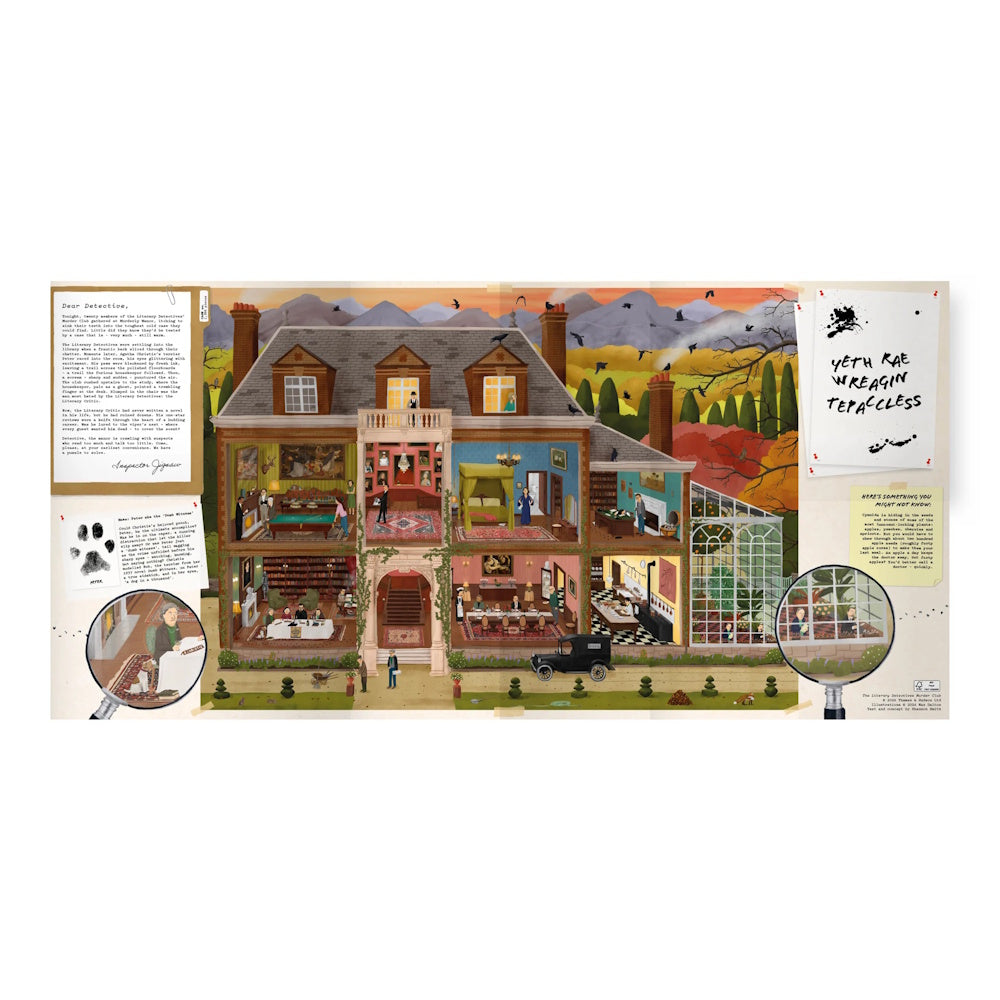 The Literary Detectives' Murder Club - A Whodunnit Jigsaw Puzzle