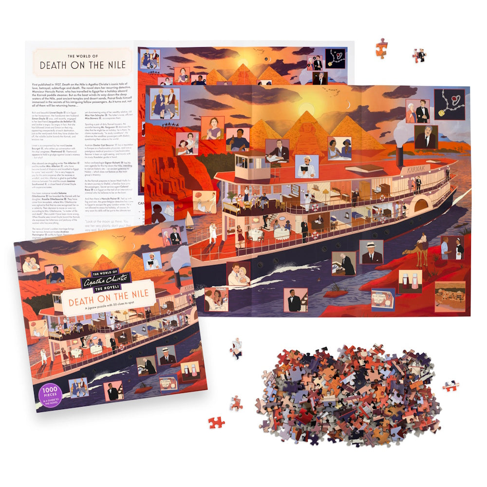 The World of Agatha Christie: Death on the Nile 1000 Piece Puzzle