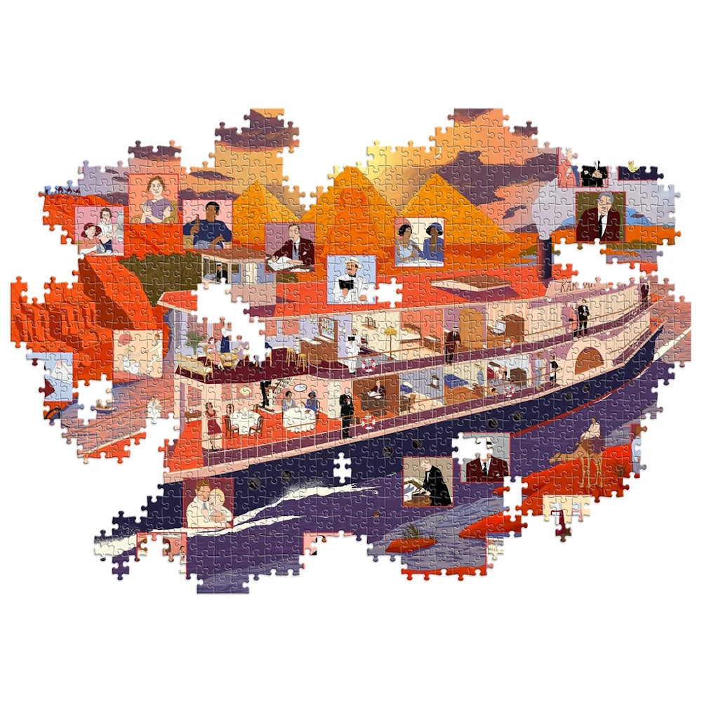 The World of Agatha Christie: Death on the Nile 1000 Piece Puzzle