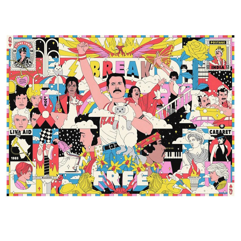 The World of Freddie Mercury 1000 Piece Puzzle