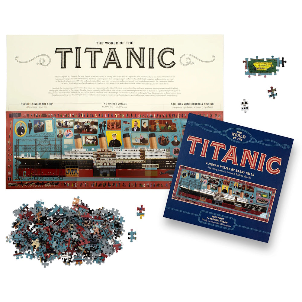 The World of the Titanic 1000 Piece Panoramic Puzzle