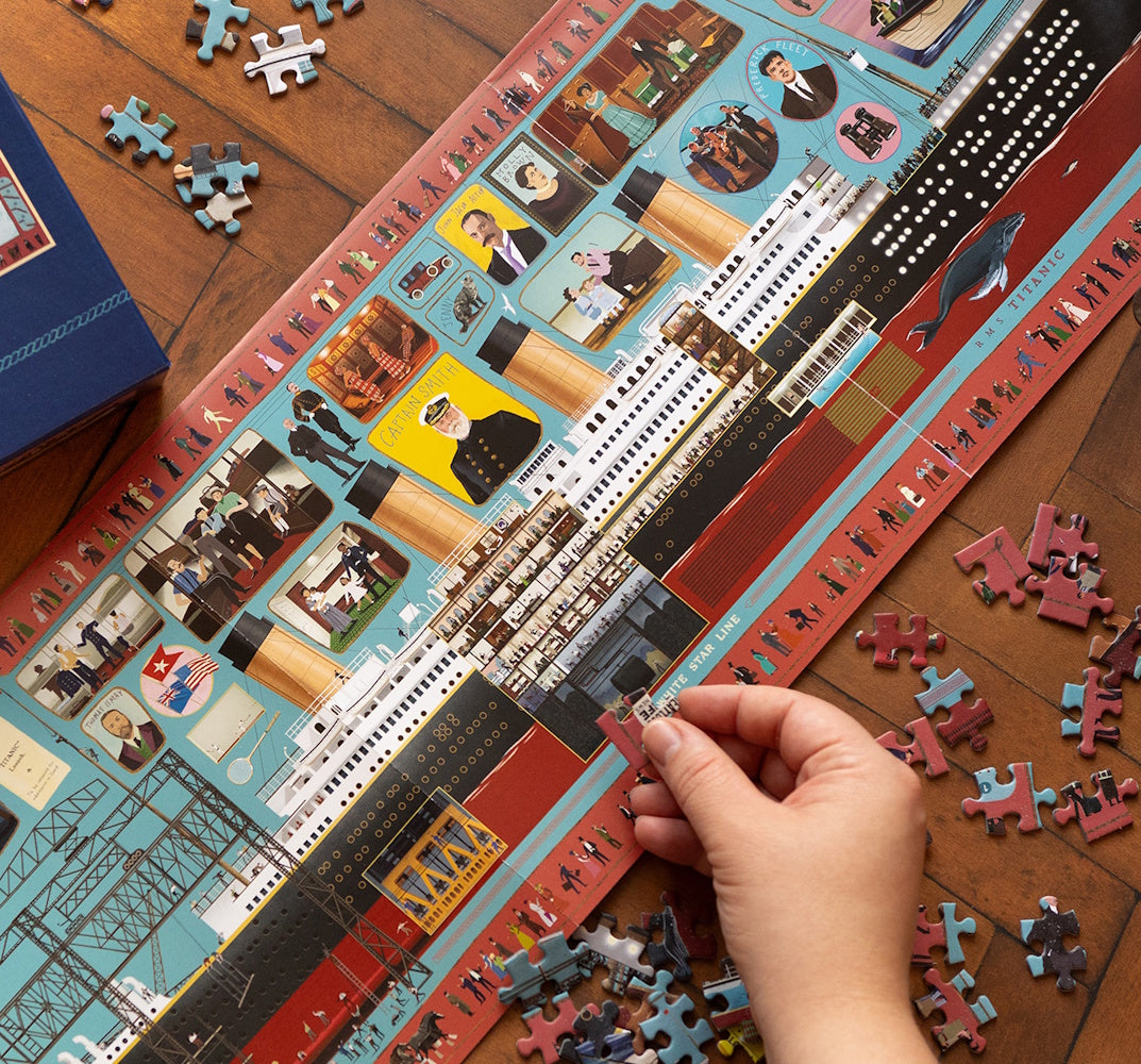 The World of the Titanic 1000 Piece Panoramic Puzzle