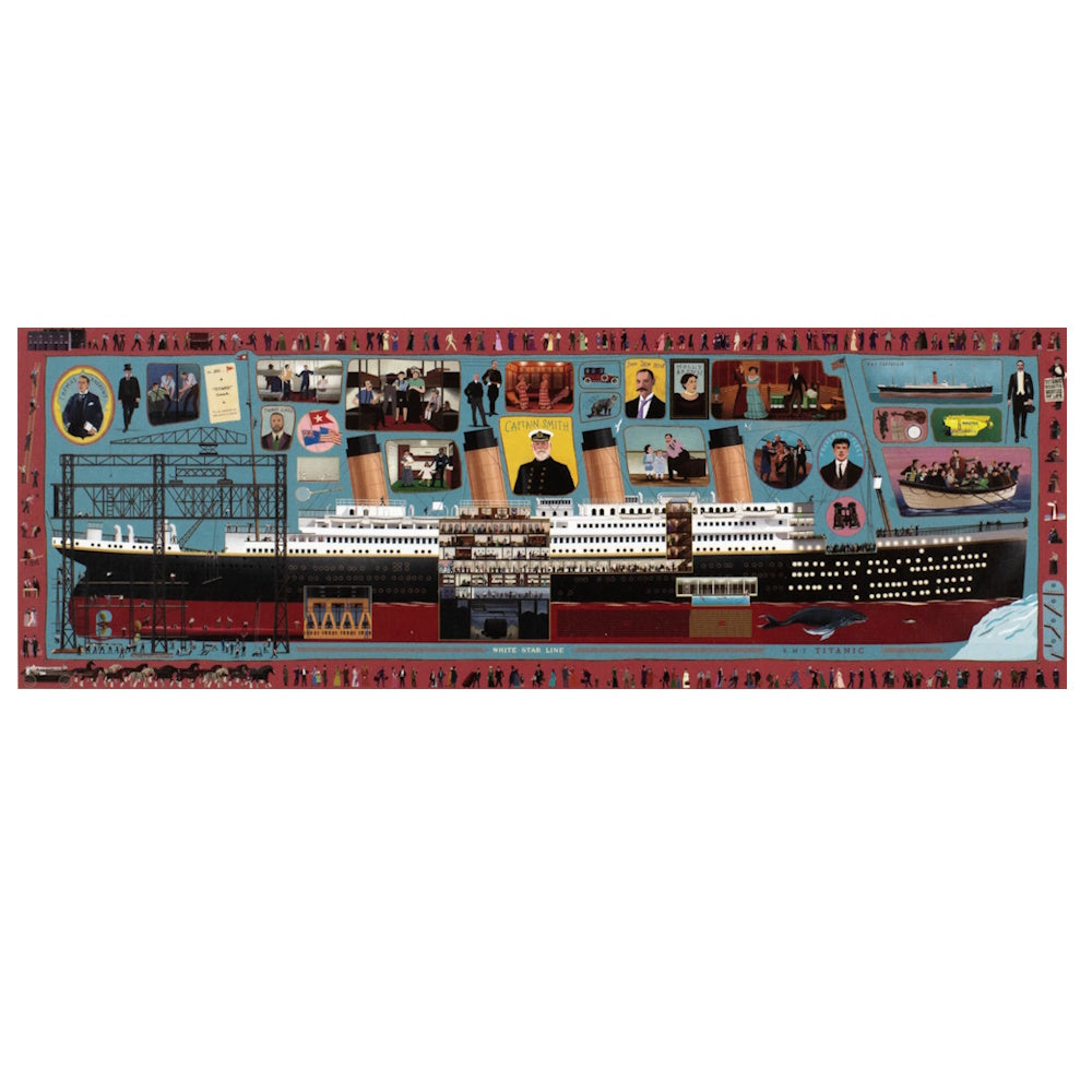 The World of the Titanic 1000 Piece Panoramic Puzzle