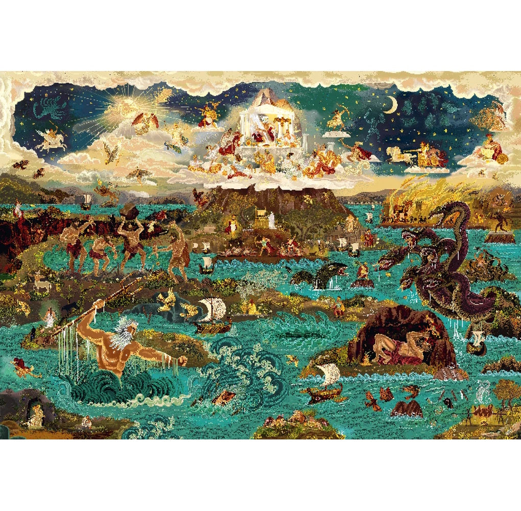 The World of Odyssey & Other Greek Myths 1000 Piece Puzzle