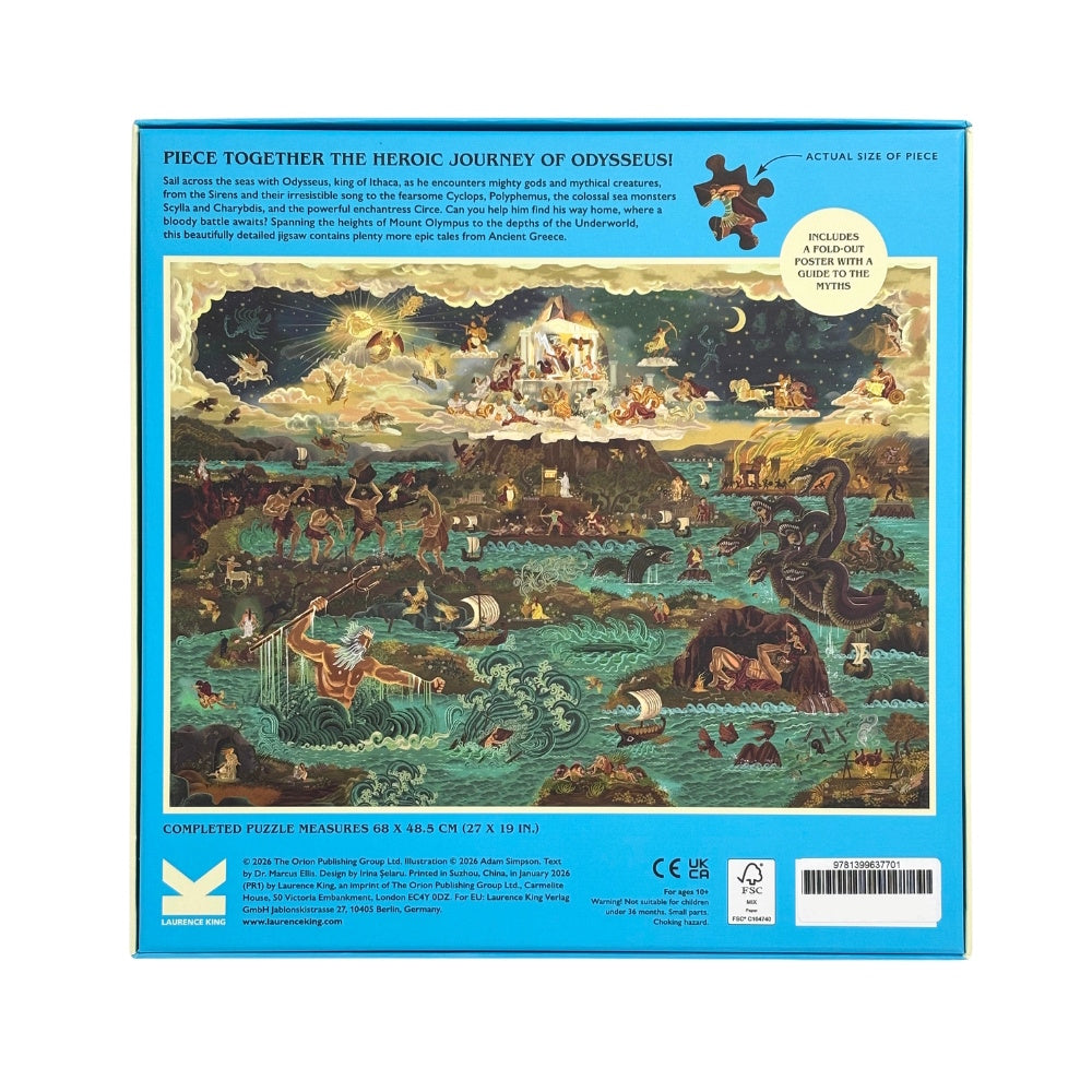 The World of Odyssey & Other Greek Myths 1000 Piece Puzzle