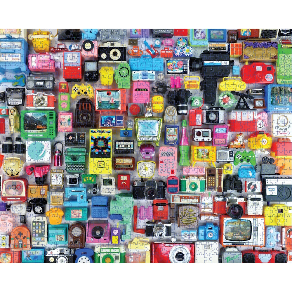 Mini Collections Retro Tech 1000 Piece Puzzle