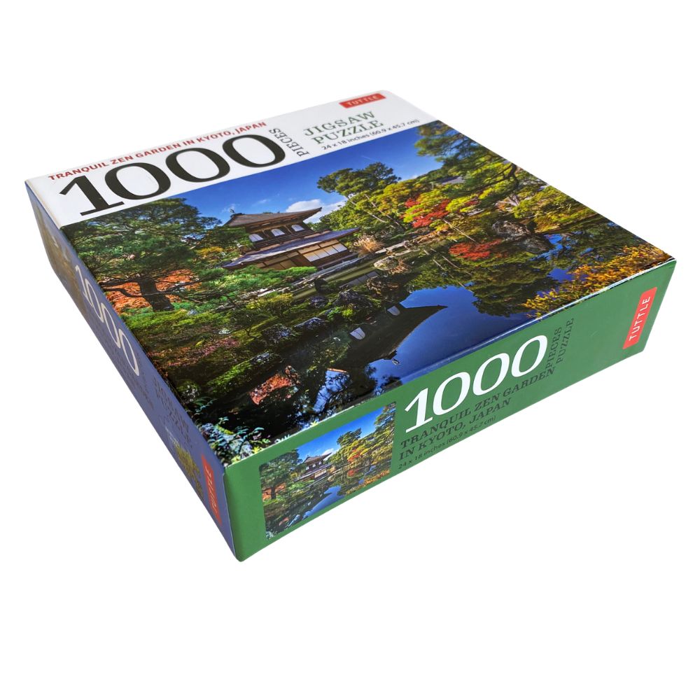 Tranquil Zen Garden in Kyoto Japan 1000 Piece Puzzle