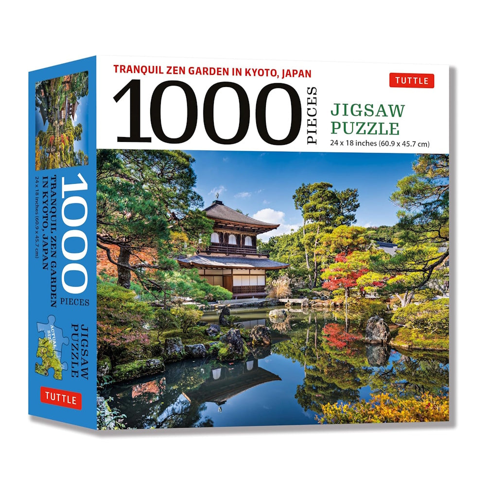 Tranquil Zen Garden in Kyoto Japan 1000 Piece Puzzle