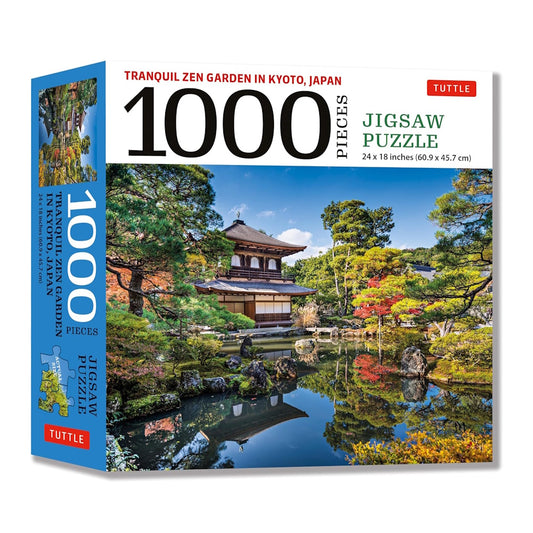 Tranquil Zen Garden in Kyoto Japan 1000 Piece Puzzle