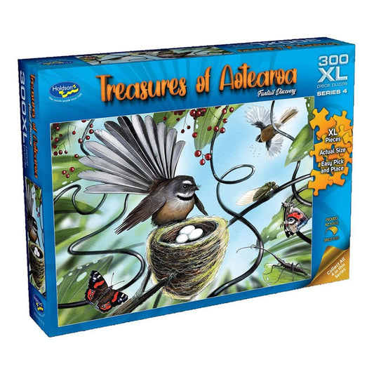 Holdson Treasures of Aotearoa 300XL Piece Puzzle - Fantail Discovery