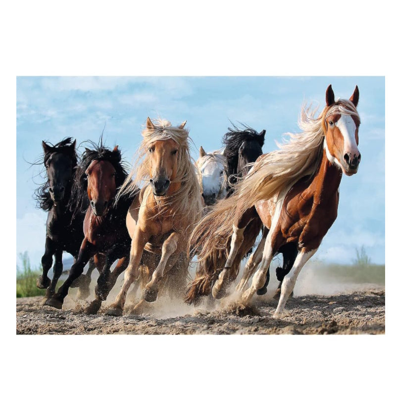 Trefl 1000 Piece Puzzle - Galloping Horses