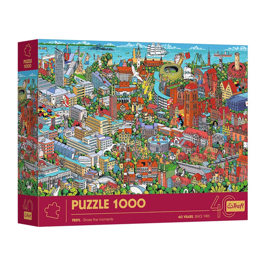 Trefl 1000 Piece Puzzle - 40th Anniversary of Trefl: Tri-City