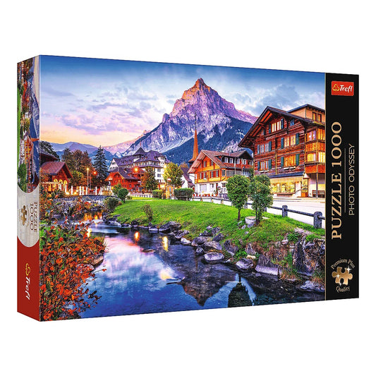 Trefl 1000 Piece Puzzle - Photo Odyssey: Alpine Village, Switzerland