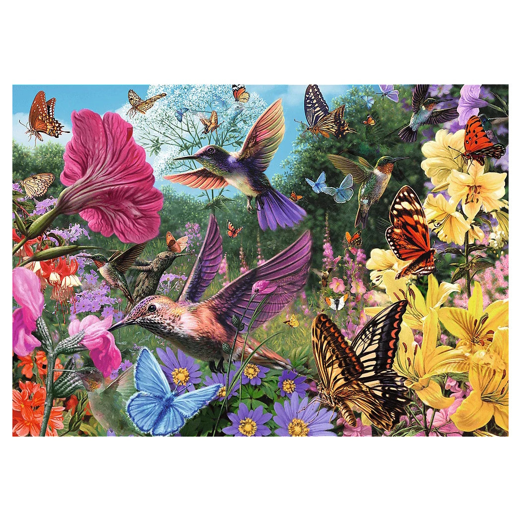 Trefl 1000 Piece Puzzle - Tea Time: Hummingbird Garden