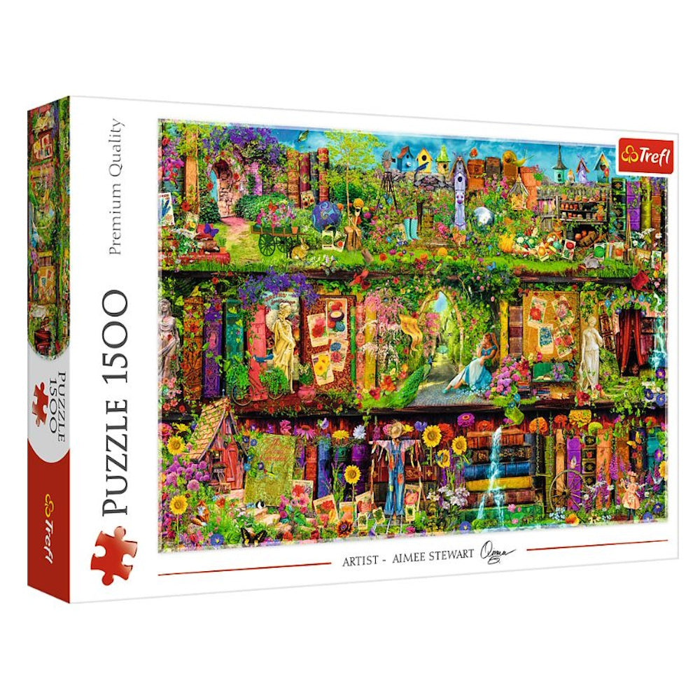 Trefl 1500 Piece Puzzle - Fairy Bookcase