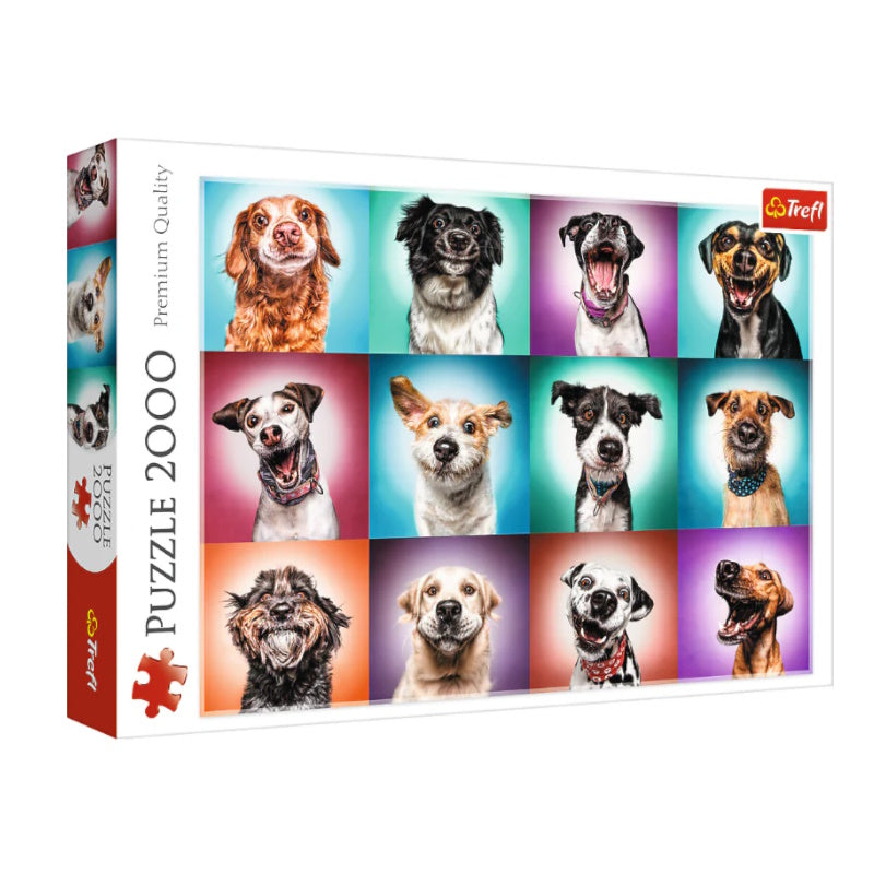 Trefl 2000 Piece Puzzle - Funny Dog Portraits II