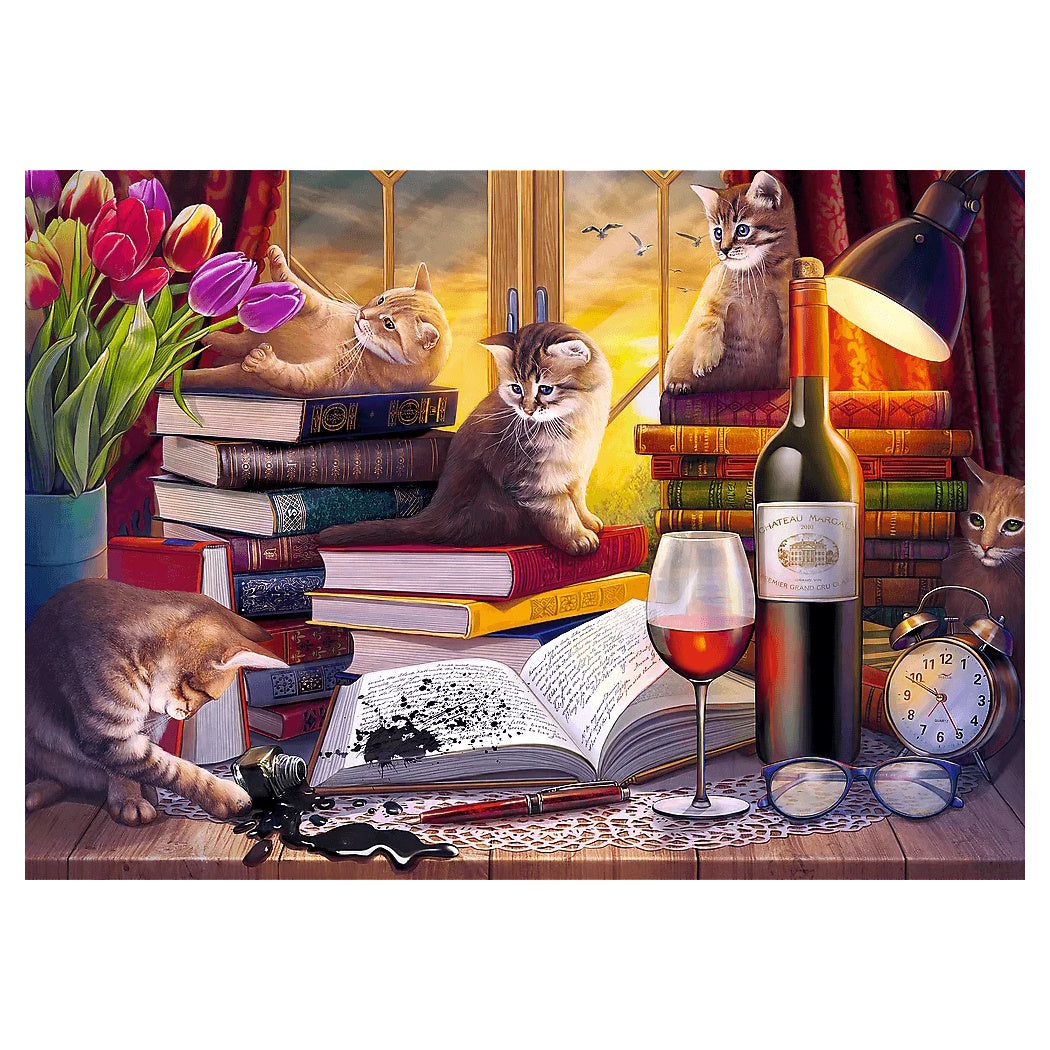 Trefl 2000 Piece Puzzle - Cat's Evening