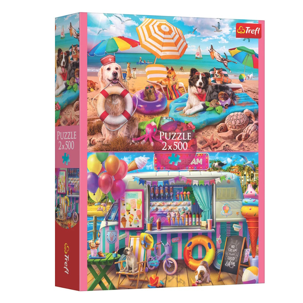 Trefl 2 x 500 Piece Puzzles - Summer Time