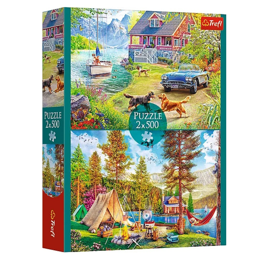 Trefl 2 x 500 Piece Puzzles - Summertime Relax