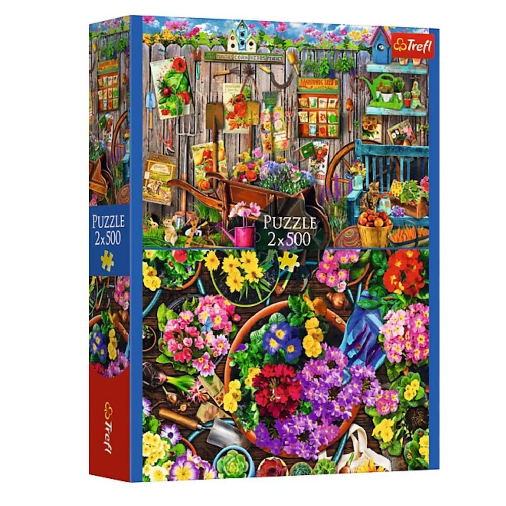 Trefl 2 x 500 Piece Puzzles - Working in the Garden