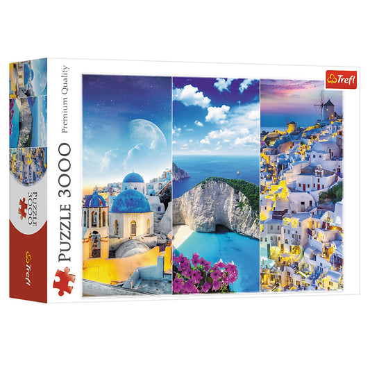 Trefl 3000 Piece Puzzle - Greek Holidays