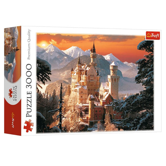 Trefl 3000 Piece Puzzle - Wintry Neuschwanstein Castle, Germany