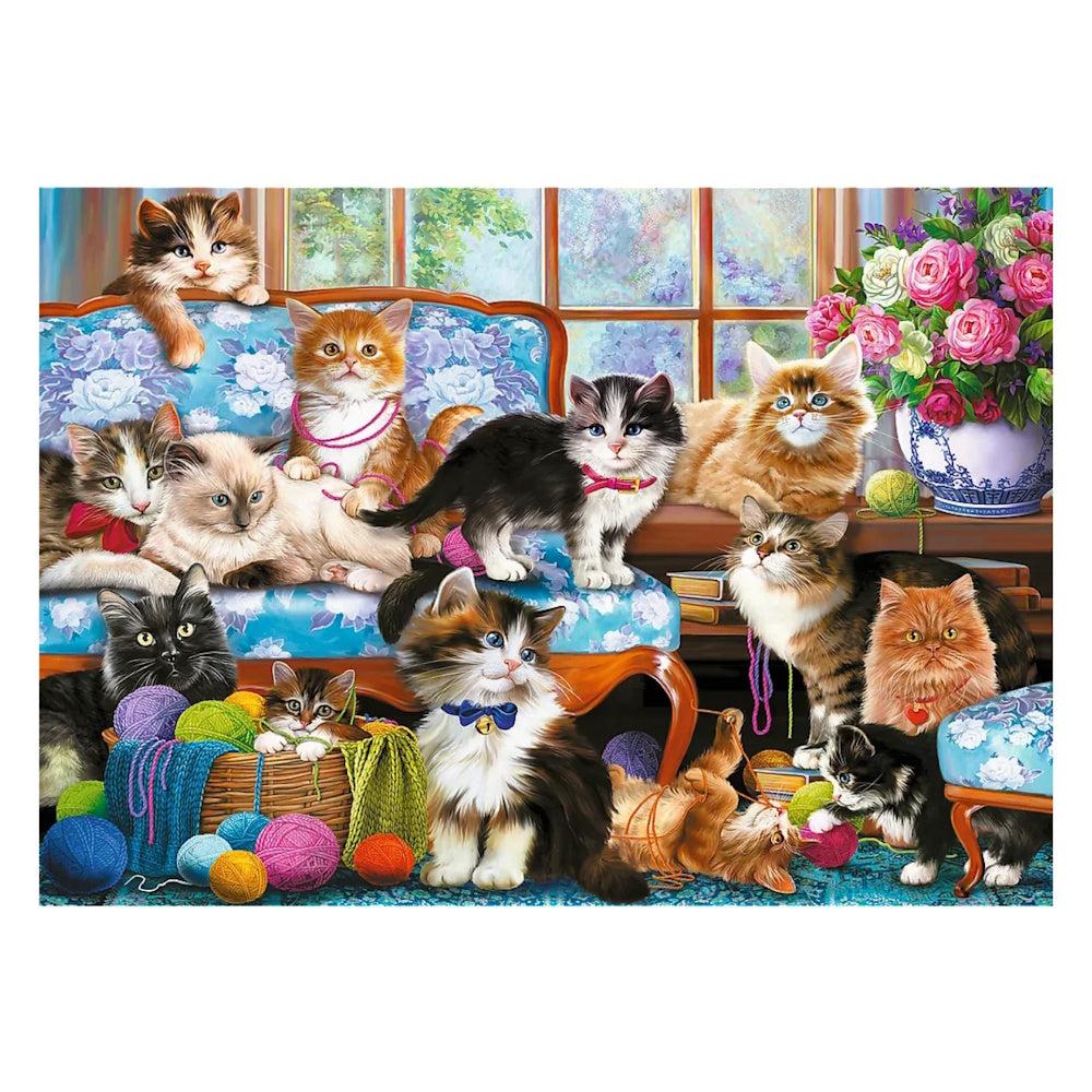 Trefl 500 Piece Puzzle - Cat Family